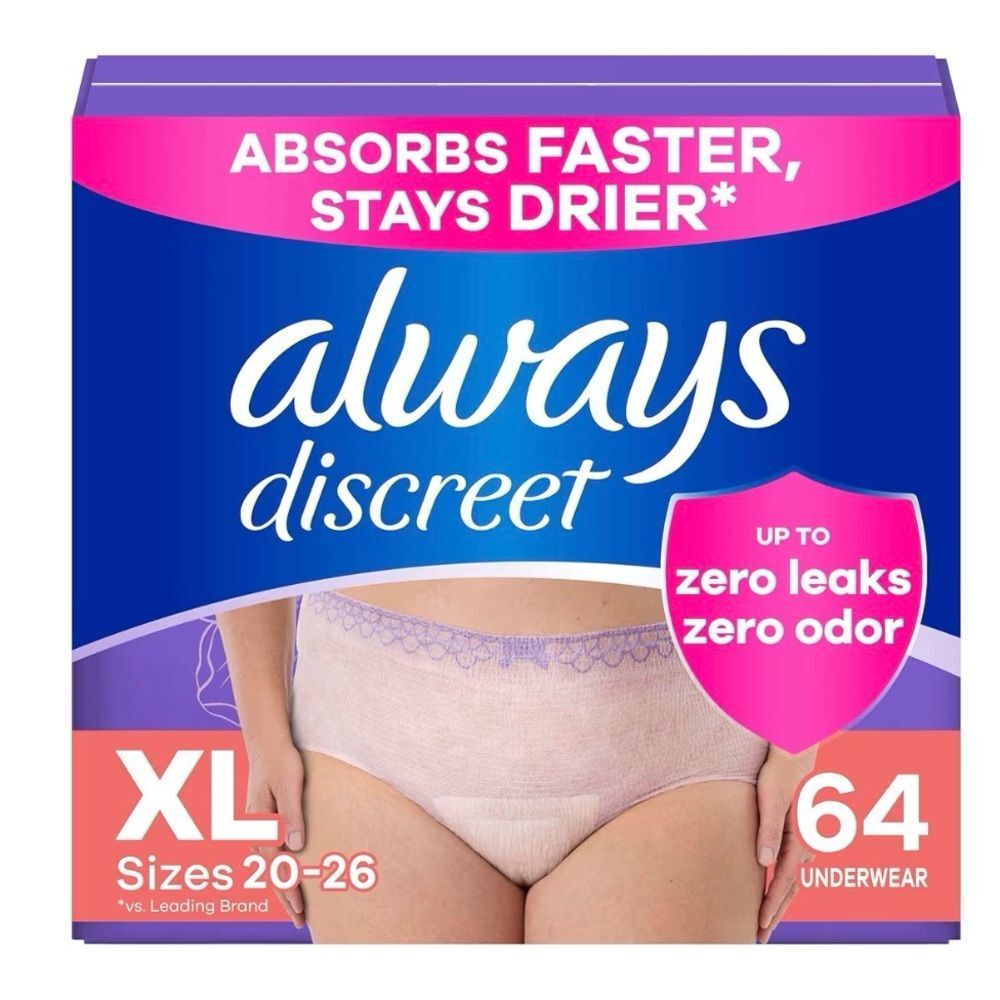 Always Discreet Incontinence Underwear XL